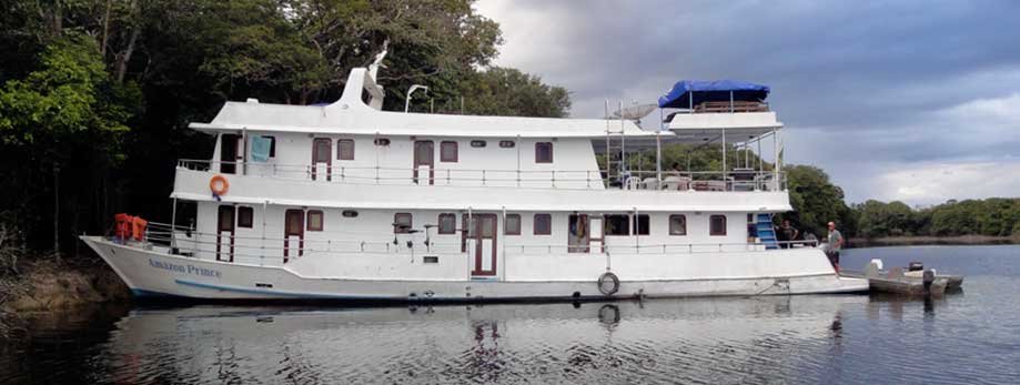 Barco Hotel Amazon Prince - Pesca Esportiva na Amazônia. Capacidade de 14 pescadores